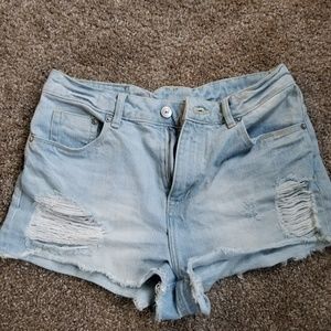 FLASH SALE• High-waisted Ripped Jean Shorts
